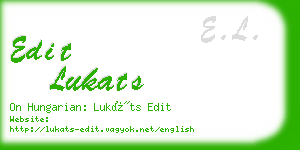 edit lukats business card